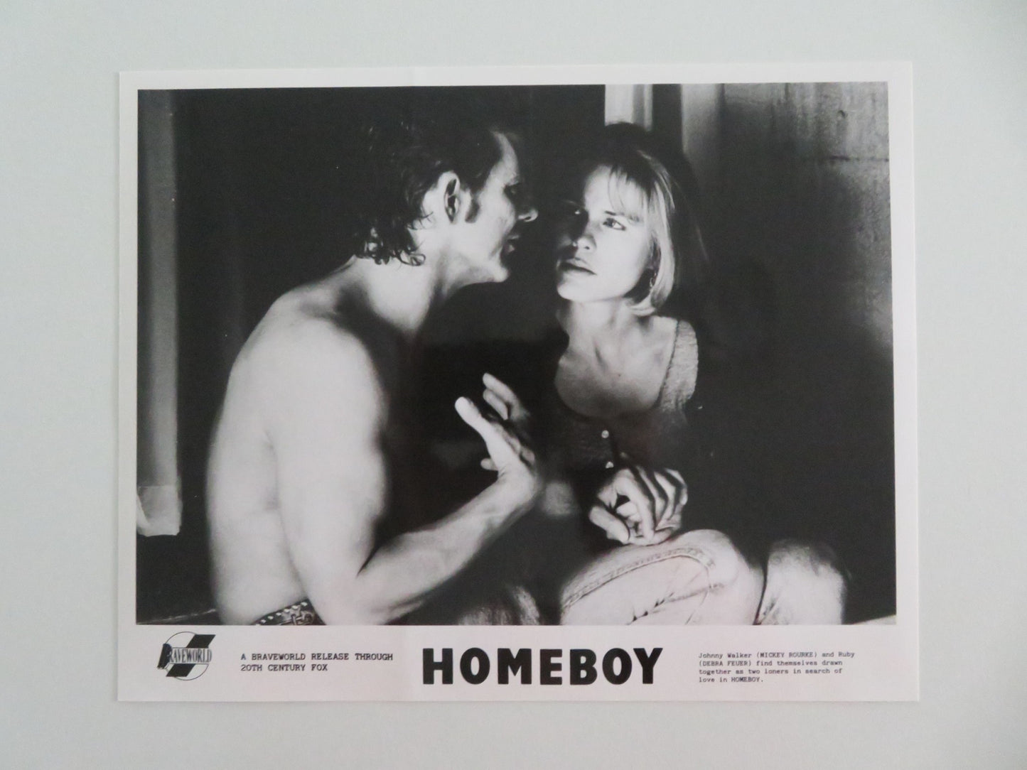 HOMEBOY MOVIE STILL PHOTO LOT OF 5 MICKEY ROURKE CHRISTOPHER WALKEN 1988