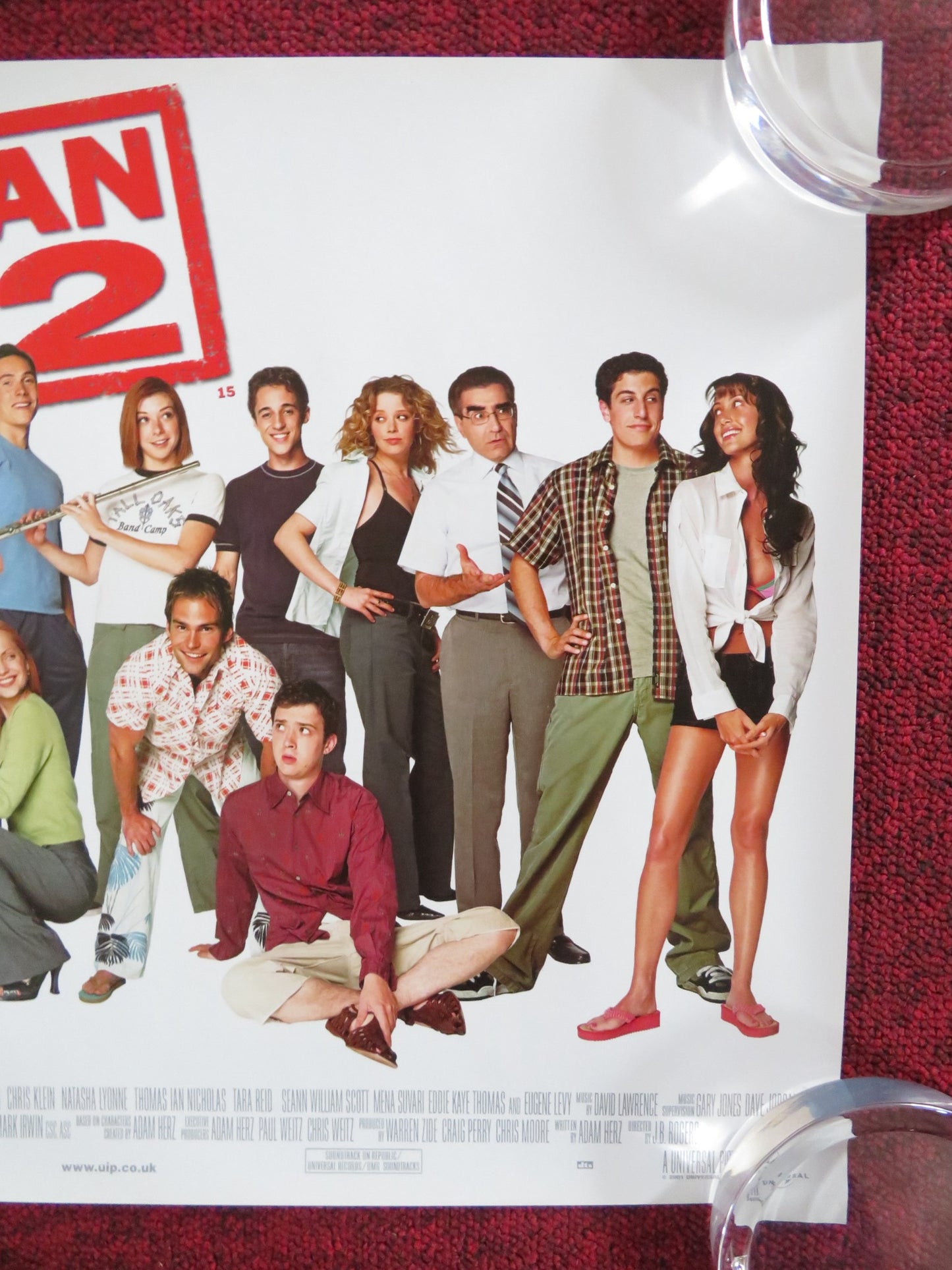 AMERICAN PIE 2 UK MINI QUAD POSTER JASON BIGGS EUGENE LEVY 2001 - Rendezvous Cinema