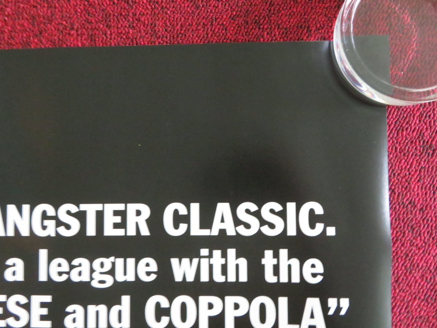 MESRINE: KILLER INSTINCT UK QUAD ROLLED POSTER VINCENT CASSEL C. DE FRANCE 2008