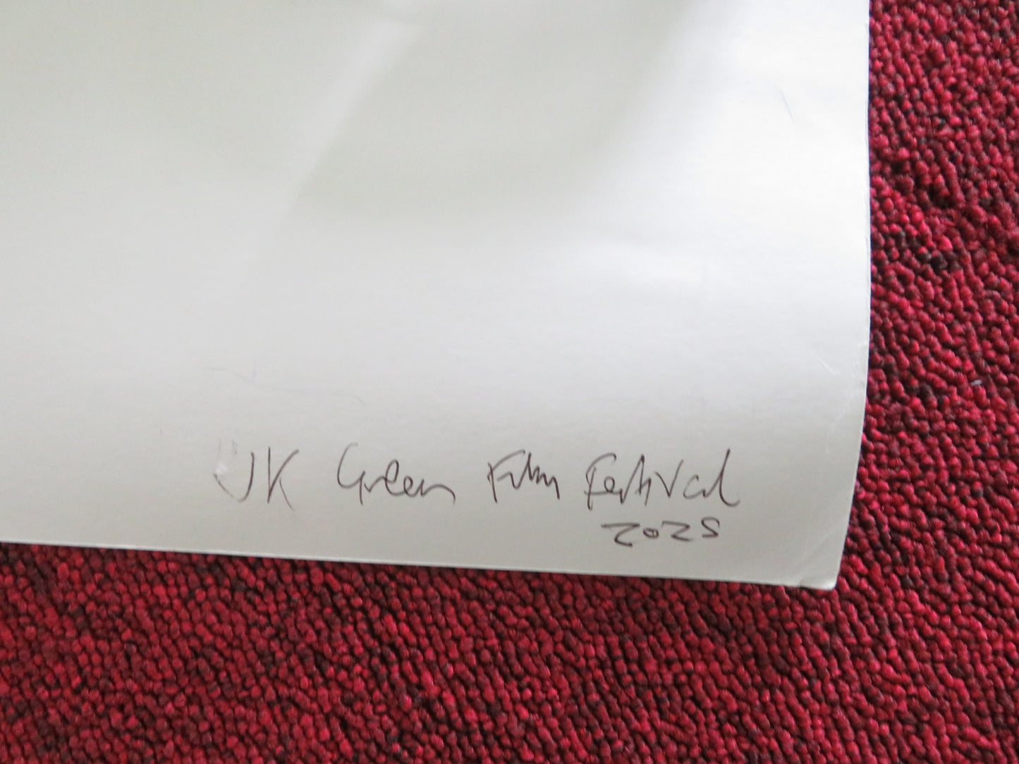 UK GREEN FILM FESTIVAL UK QUAD ROLLED POSTER 2025