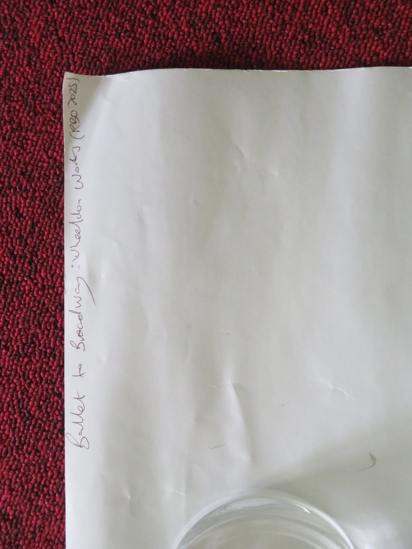 BALLET TO BROADWAY: WHEELDON WORKS UK QUAD ROLLED POSTER JONI MITCHELL 2025