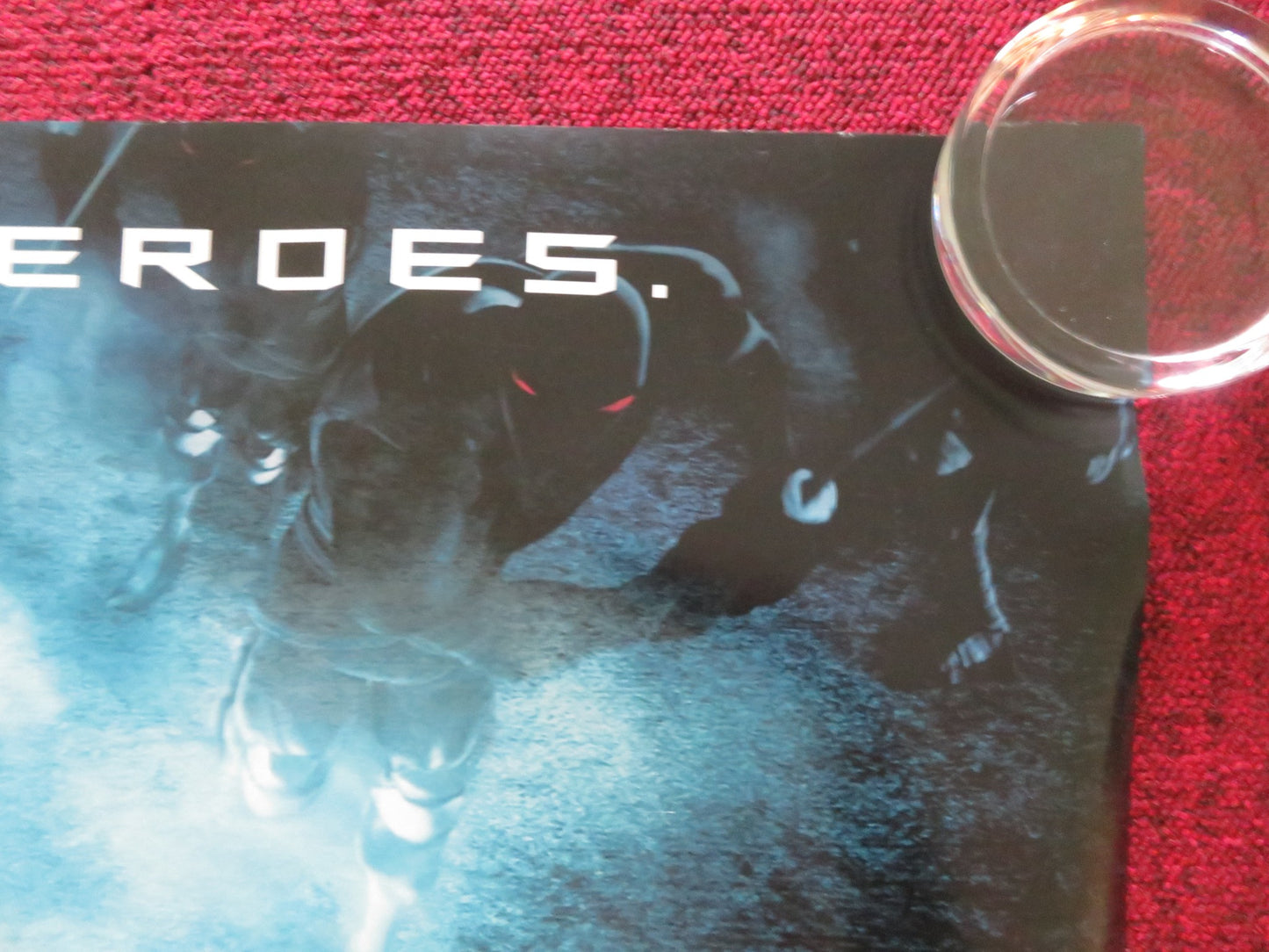 TMNT UK QUAD ROLLED POSTER CHRIS EVANS SARAH MICHELLE GELLAR 2007