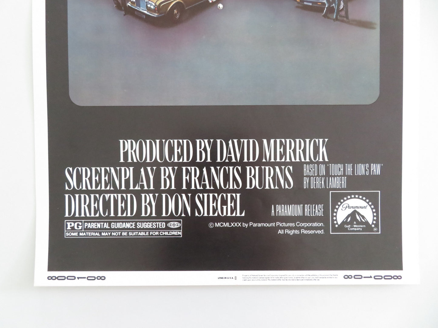 ROUGH CUT US INSERT POSTER BURT REYNOLDS LESLEY-ANNE DOWN 1980 - Rendezvous Cinema