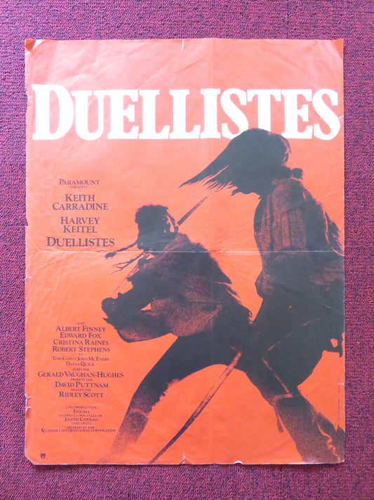THE DUELLISTS FRENCH POSTER RIDLEY SCOTT KEITH CARRADINE 1977