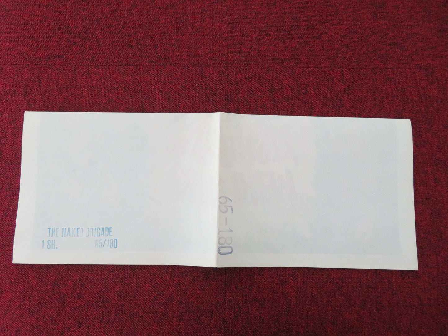 NAKED BRIGADE FOLDED US ONE SHEET POSTER SHIRLEY EATON KEN SCOTT 1965 - Rendezvous Cinema