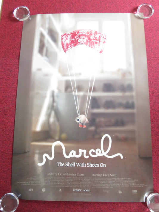 MARCEL THE SHELL WITH SHOES ON US ONE SHEET ROLLED POSTER JENNY SLATE 2021