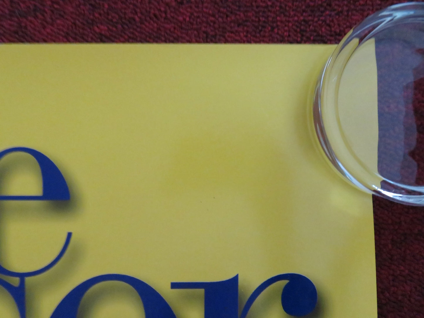 THE CLOSER YOU GET UK QUAD ROLLED POSTER IAN HART NIAMH CUSACK 2000