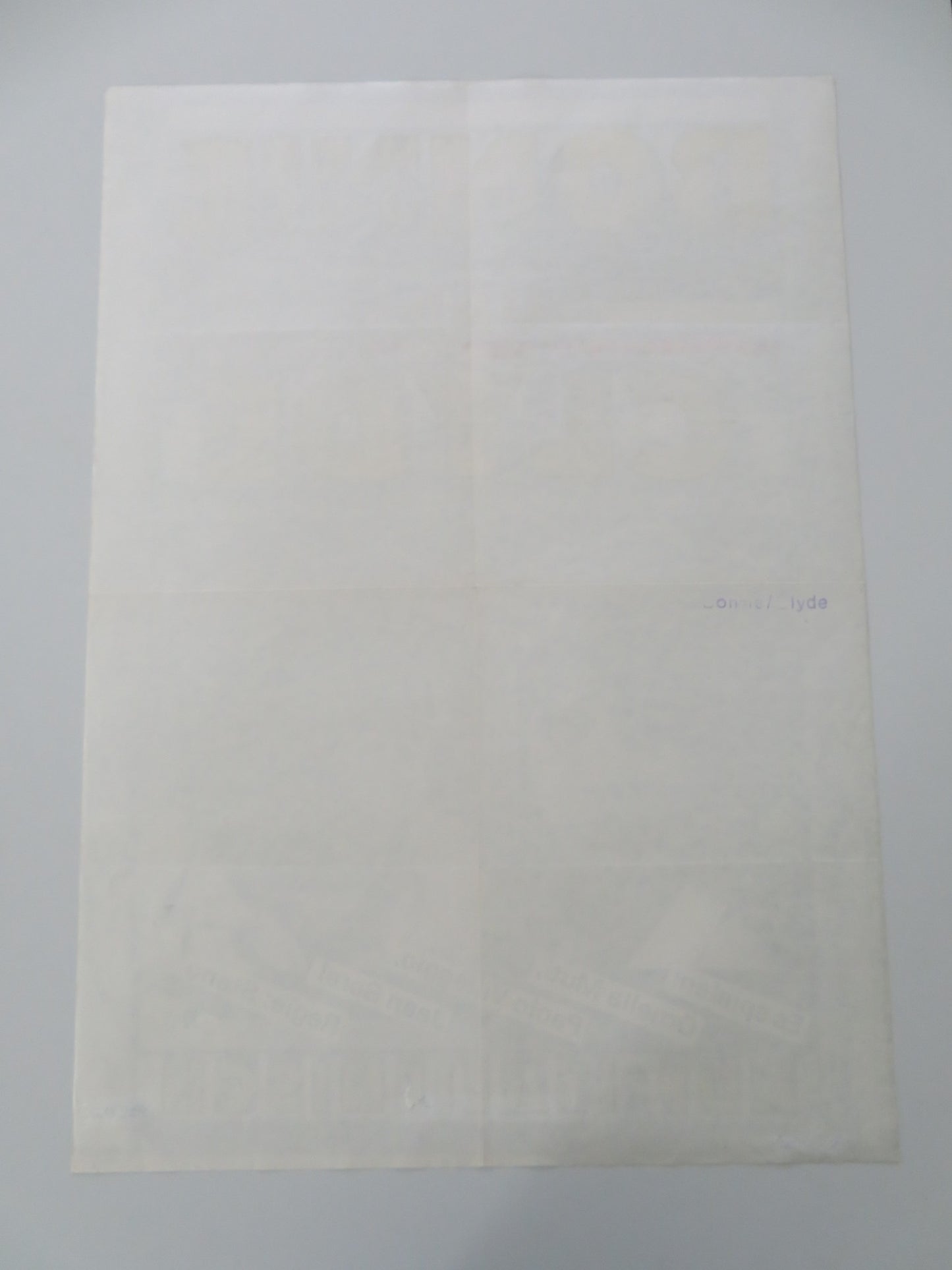 BONNIE AND CLYDE ITALIAN STYLE GERMAN A1 ROLLED POSTER ORNELLA MUTI 1986 - Rendezvous Cinema