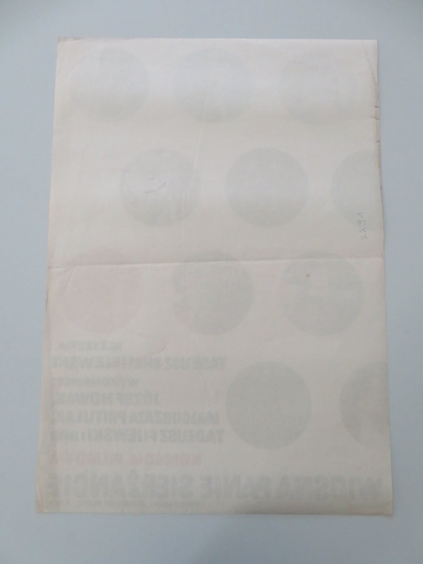 WIOSNA PANIE SIERZANCE POLISH POSTER ROLLED JOZEF NOWAK MALGORZATA PRITULAK 1974 - Rendezvous Cinema