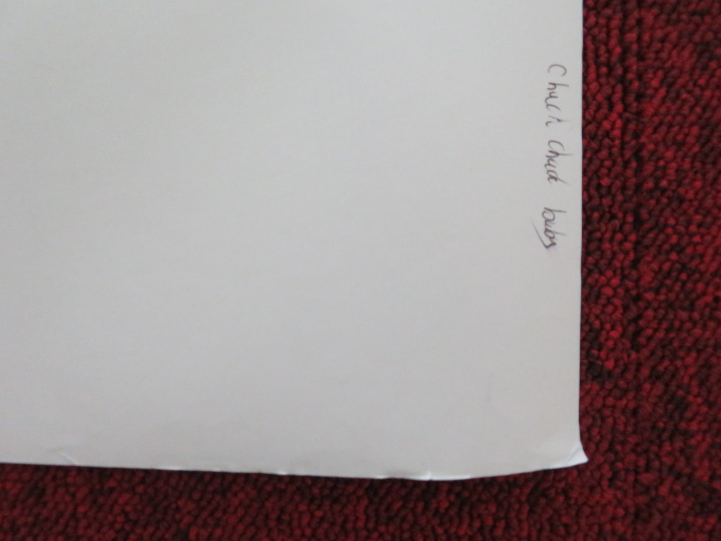 CHUCK CHUCK BABY UK QUAD ROLLED POSTER SORCHA CUSACK LOUISE BREALY 2023 - Rendezvous Cinema