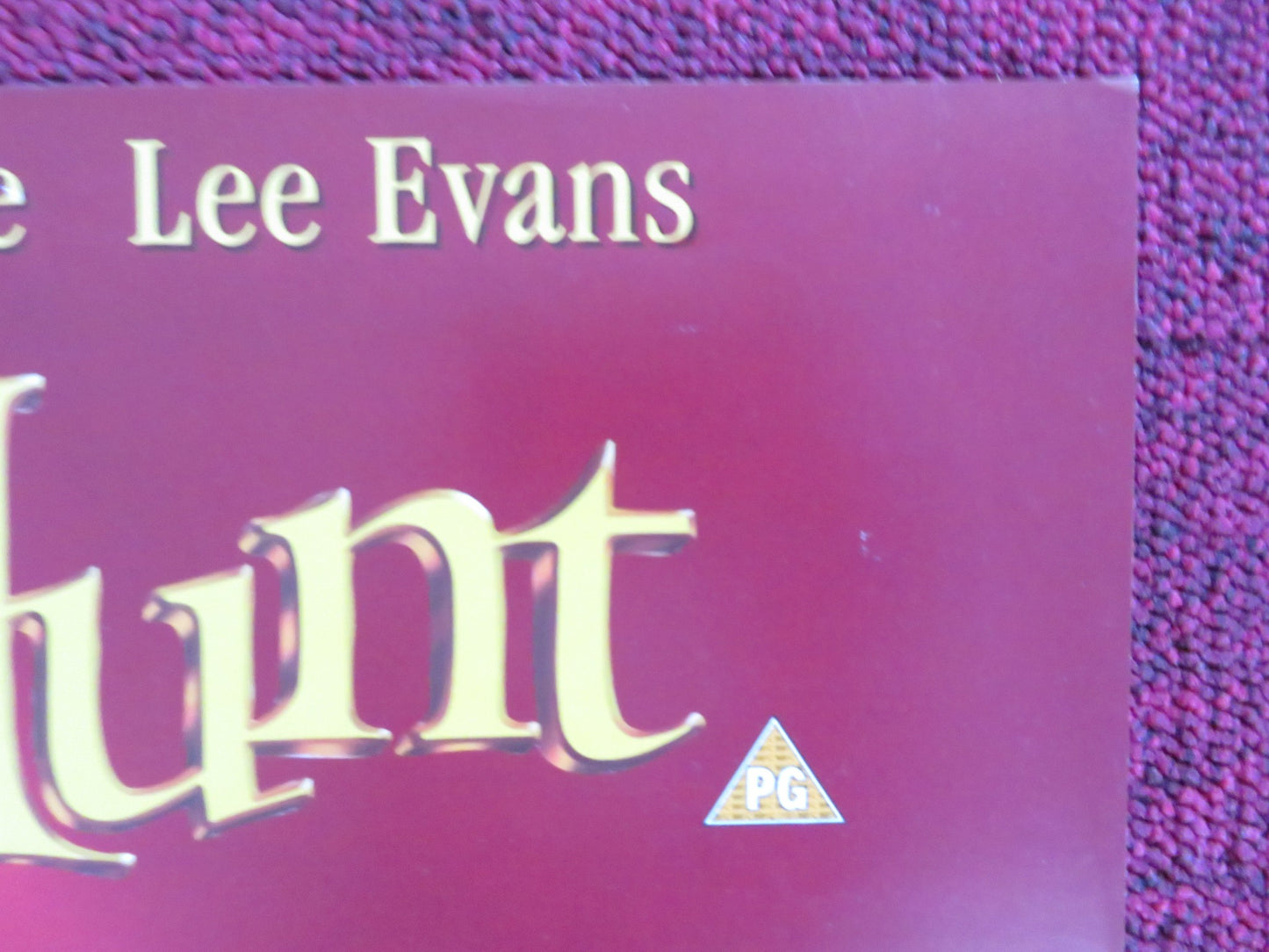 MOUSE HUNT VHS VIDEO POSTER LEE EVANS NATHAN LANE 1997