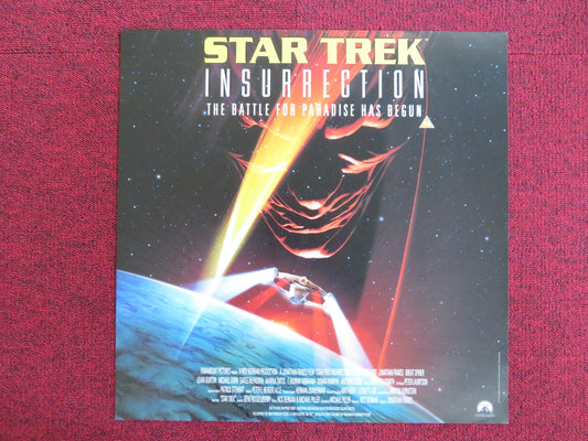 STAR TREK: INSURRECTION VHS VIDEO POSTER PATRICK STEWART JONATHAN FRAKES 1998