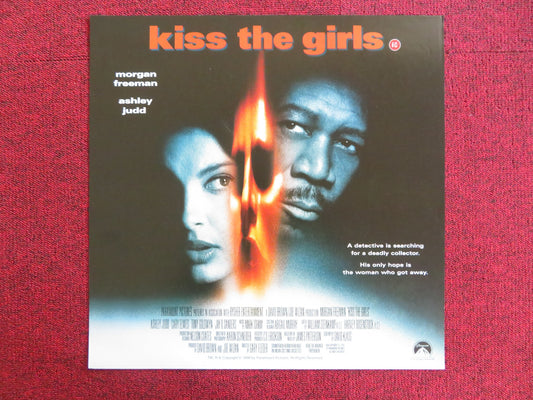 KISS THE GIRLS VHS VIDEO POSTER MORGAN FREEMAN ASHLEY JUDD 1997