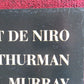 MAD DOG AND GLORY VHS VIDEO POSTER ROBERT DE NIRO UMA THURMAN BILL MURRAY 1993