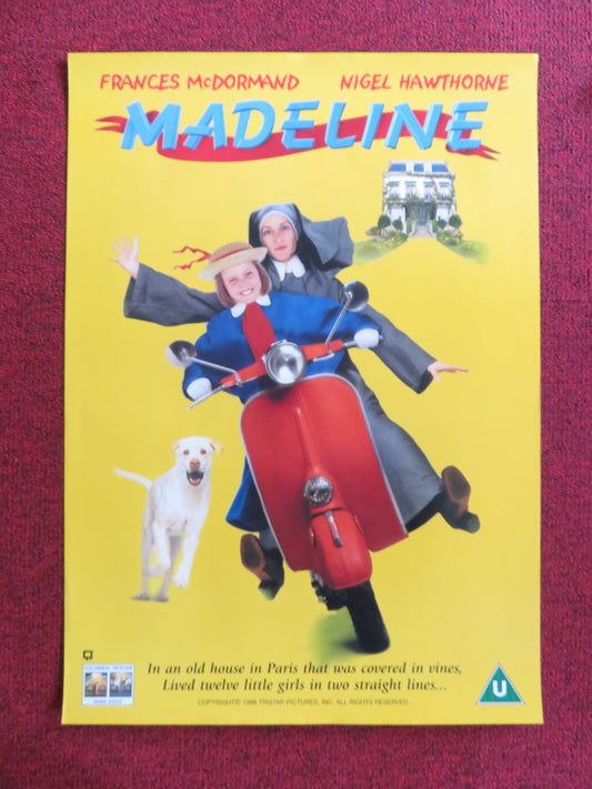 MADELINE VHS VIDEO POSTER FRANCES MCDORMAND NIGEL HAWTHORNE 1998