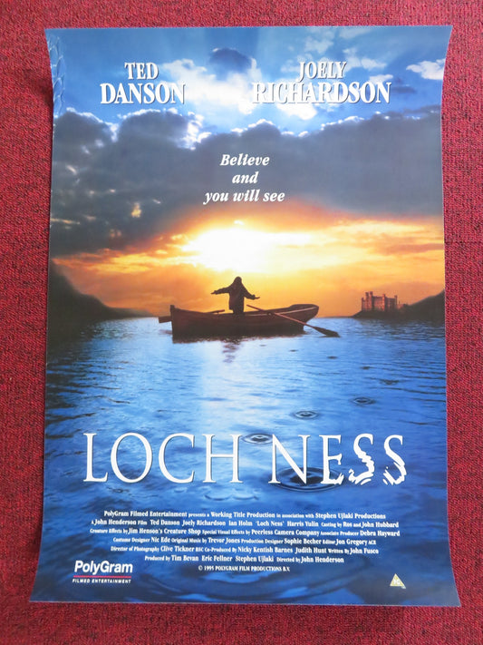 LOCH NESS VHS VIDEO POSTER TED DANSON JOELY RICHARDSON 1996