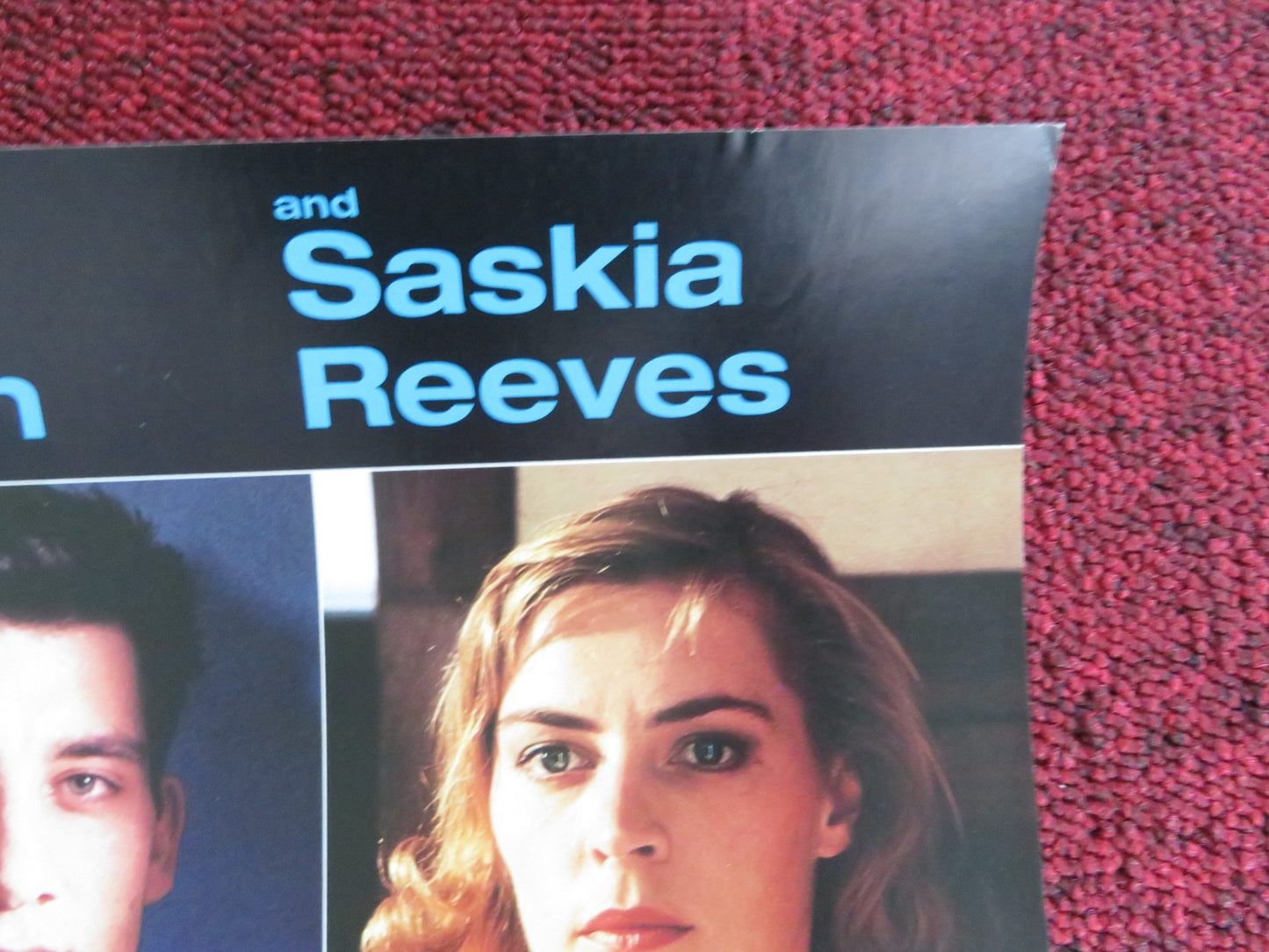 CLOSE MY EYES VHS VIDEO POSTER ALAN RICKMAN CLIVE OWEN STEPHEN POLIAKOFF 1991 - Rendezvous Cinema