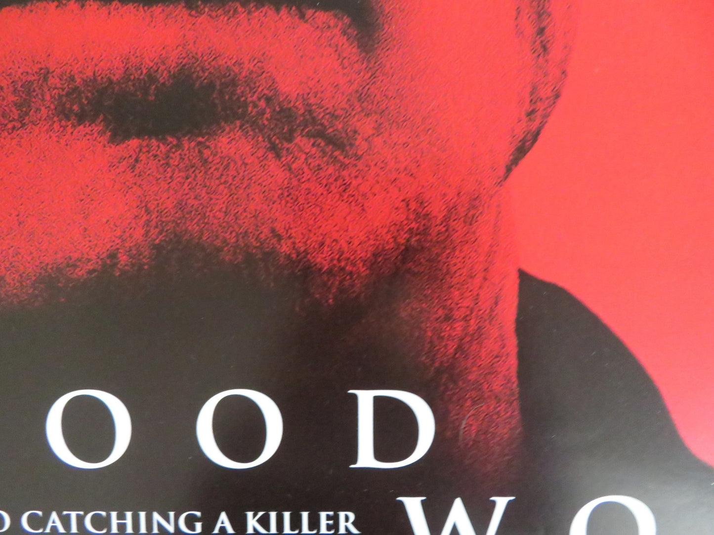 BLOOD WORK VHS VIDEO POSTER CLINT EASTWOOD JEFF DANIELS 2002