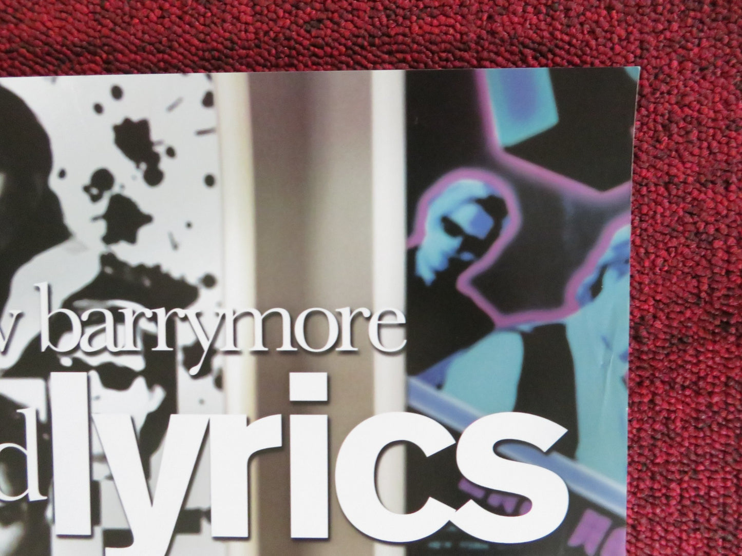 MUSIC AND LYRICS DVD POSTER HUGH GRANT DREW BARRYMORE 2007