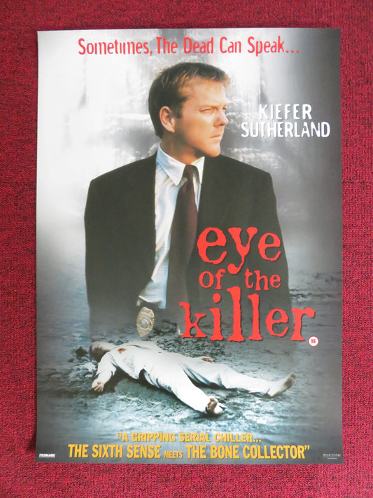 EYE OF THE KILLER VHS POSTER POSTER KIEFER SUTHERLAND HENRY CZERNY 2000
