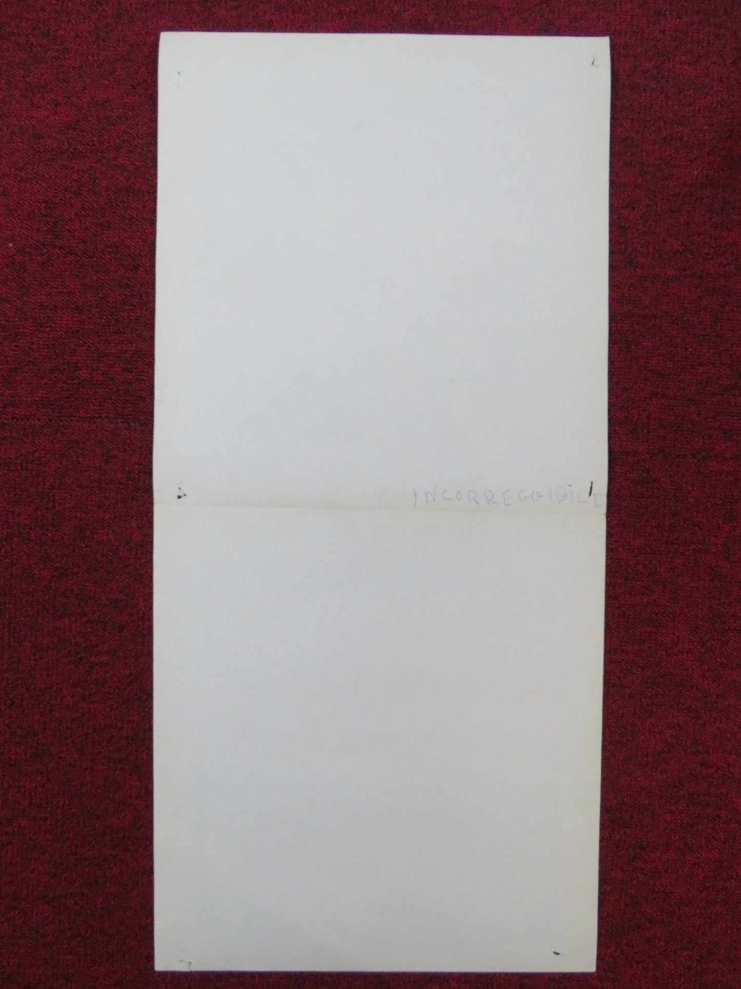 INCORRIGIBLE ITALIAN LOCANDINA POSTER JEAN - PAUL BELMONDO GENEVIEVE BUJOLD 1975 Rendezvous Cinema Movie posters