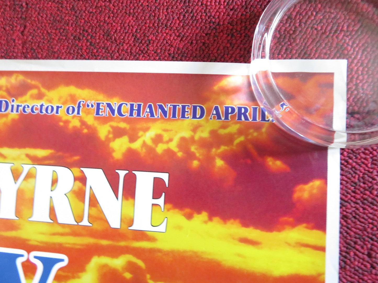 INTO THE WEST VHS VIDEO POSTER ROLLED GABRIEL BYRNE ELLEN BARKIN 1992 Rendezvous Cinema Movie posters