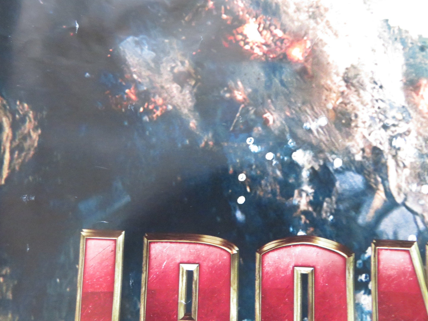 IRON MAN 3 UK QUAD ROLLED POSTER ROBERT DOWNEY JR. GWYNETH PALTROW 2013 Rendezvous Cinema Movie posters