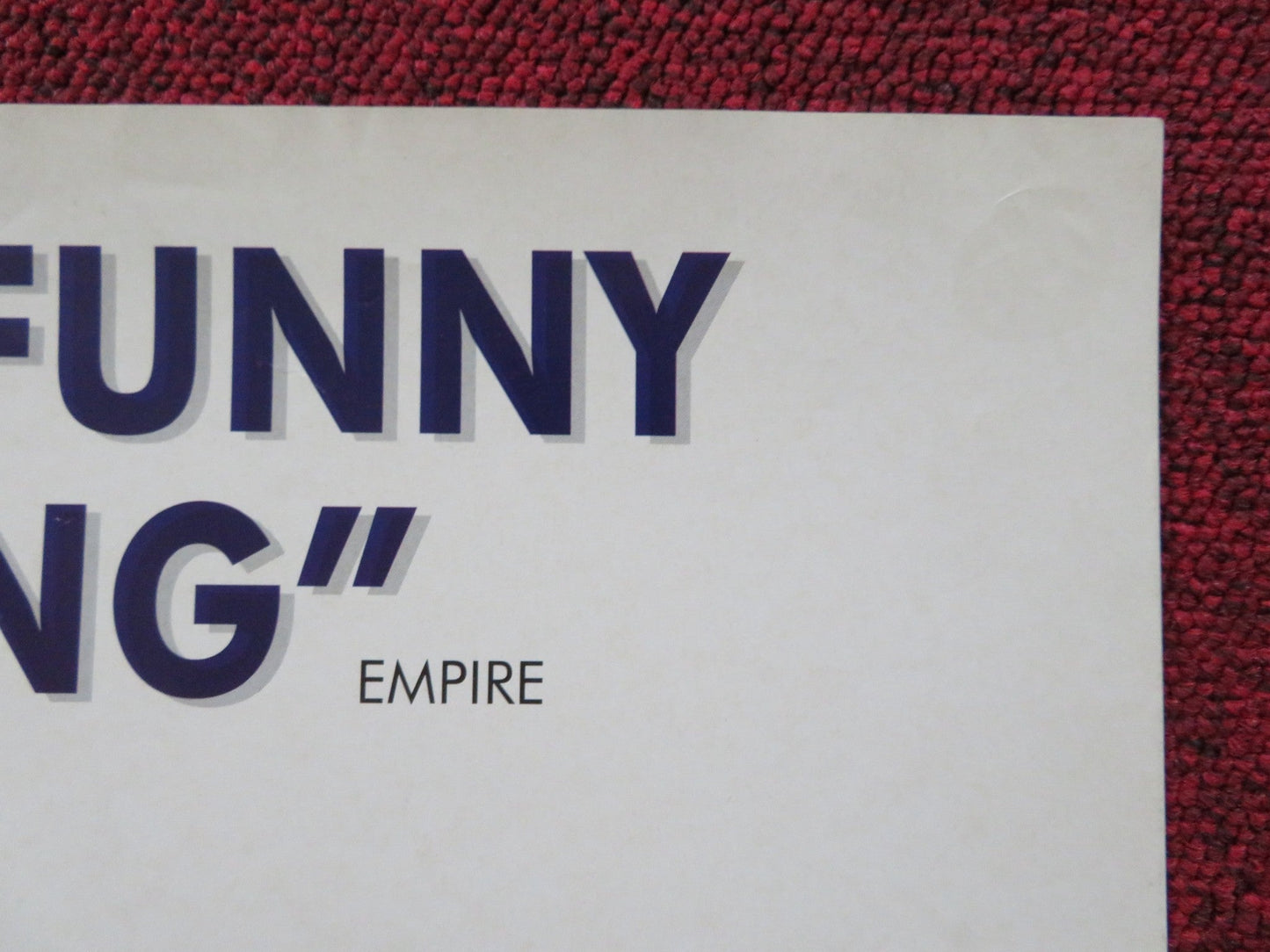 JACK & SARAH VHS VIDEO POSTER RICHARD E. GRANT SAMANTHA MATHIS 1995 Rendezvous Cinema Movie posters