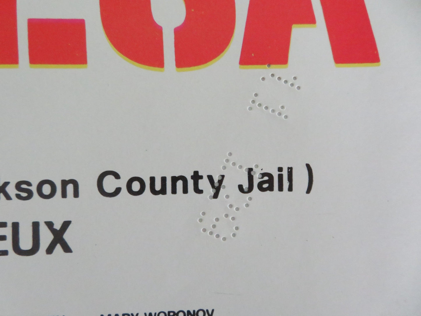 Jackson County Jail Italian Locandina Poster Yvette Mimieux Tommy Lee Jones 1977 Movie posters