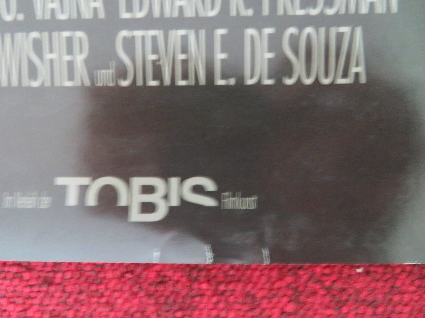 JUDGE DREDD GERMAN POSTER ROLLED SYLVESTER STALLONE MAX VON SYDOW 1995 Movie posters