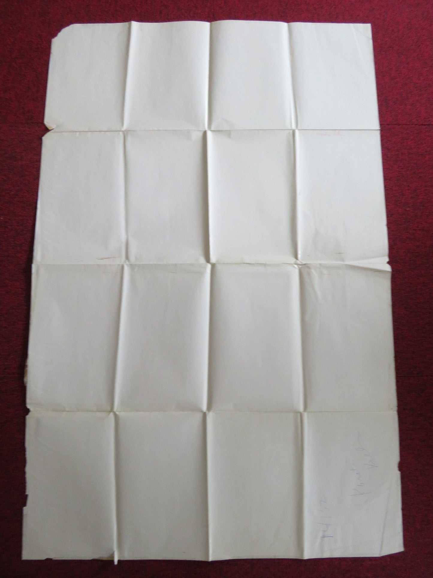 KARATE KILLER - B FOLDED US ONE SHEET POSTER JASON PIAO PAI CHUN - KU LU 1973 Rendezvous Cinema Movie posters