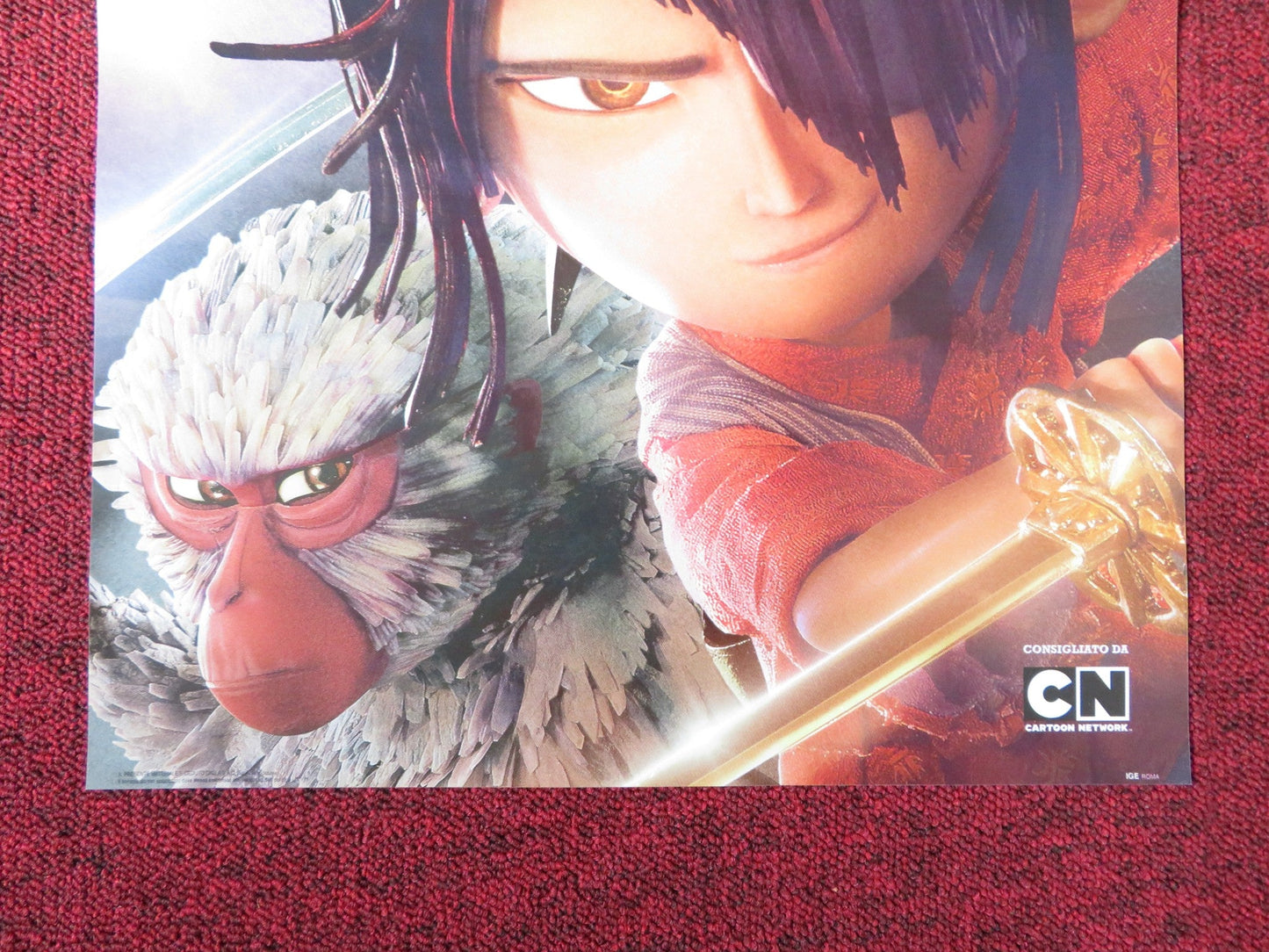 KUBO AND THE TWO STRINGS ITALIAN LOCANDINA POSTER ART PARKINSON 2016 Rendezvous Cinema Movie posters