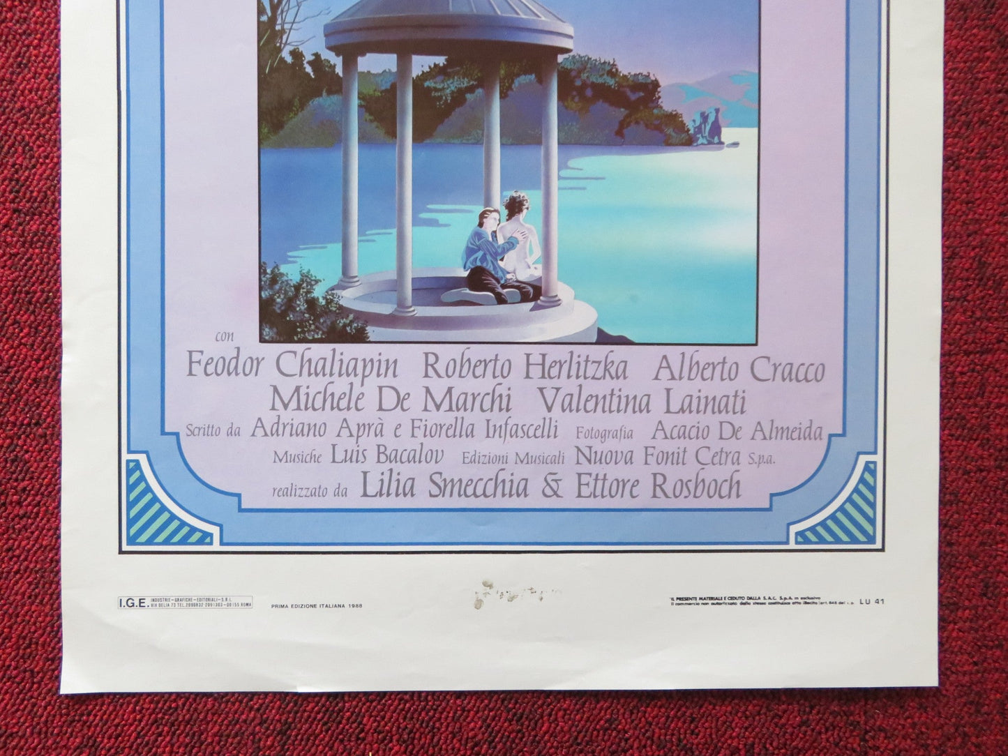 LA MASCHERA ITALIAN LOCANDINA POSTER HELENA BONHAM CARTER MICHAEL MALONEY 1988 Rendezvous Cinema Movie posters