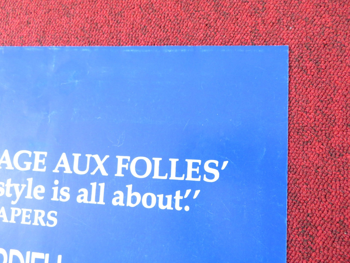 LES COMPERES FOLDED US ONE SHEET POSTER PIERRE RICHARD GERARD DEPARDIEU 1984 Rendezvous Cinema Movie posters