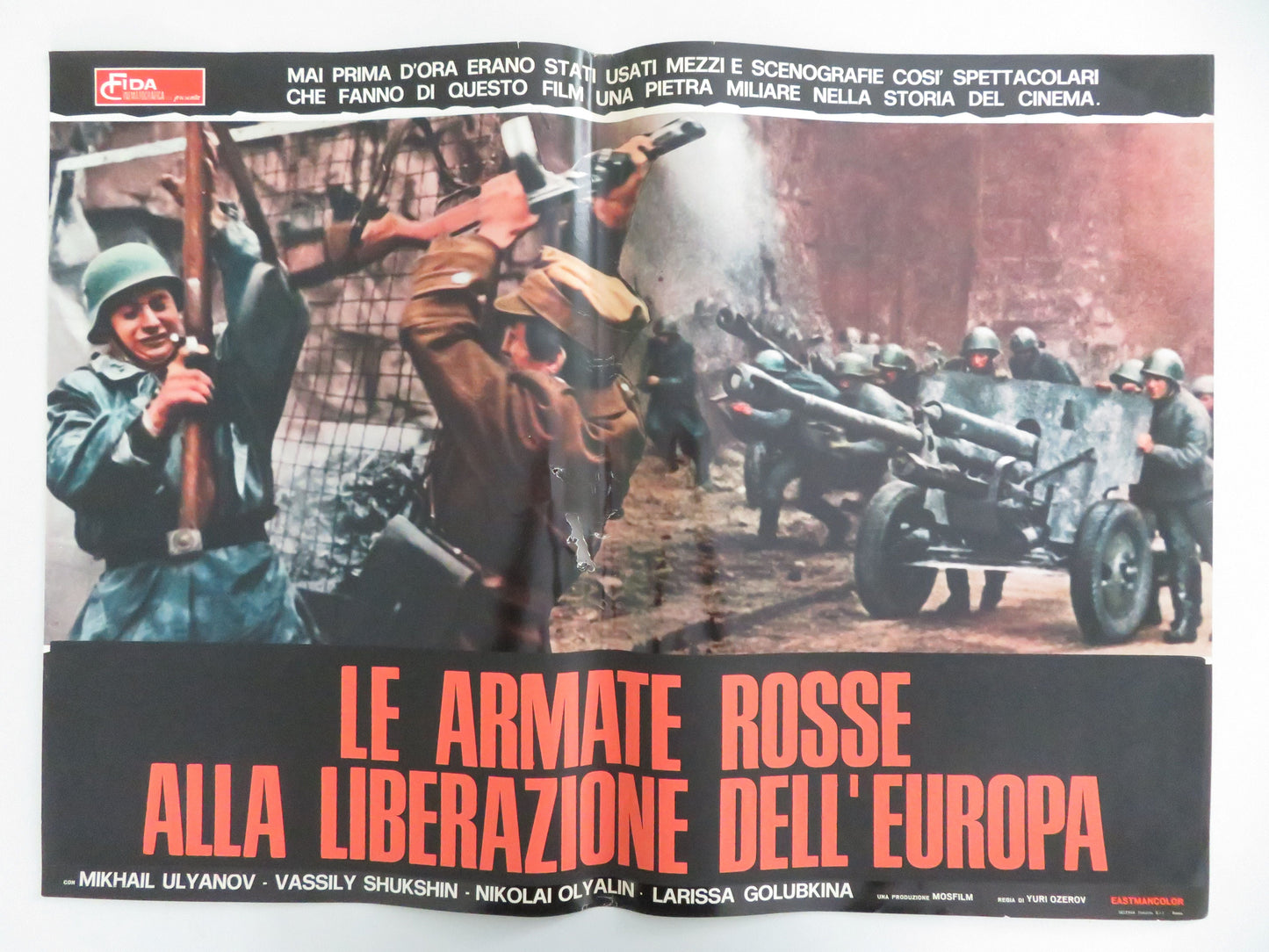 Liberation: The Battle of Berlin Italian Fotobusta Posters Lot of 8 Vasiliy 1971 Movie posters