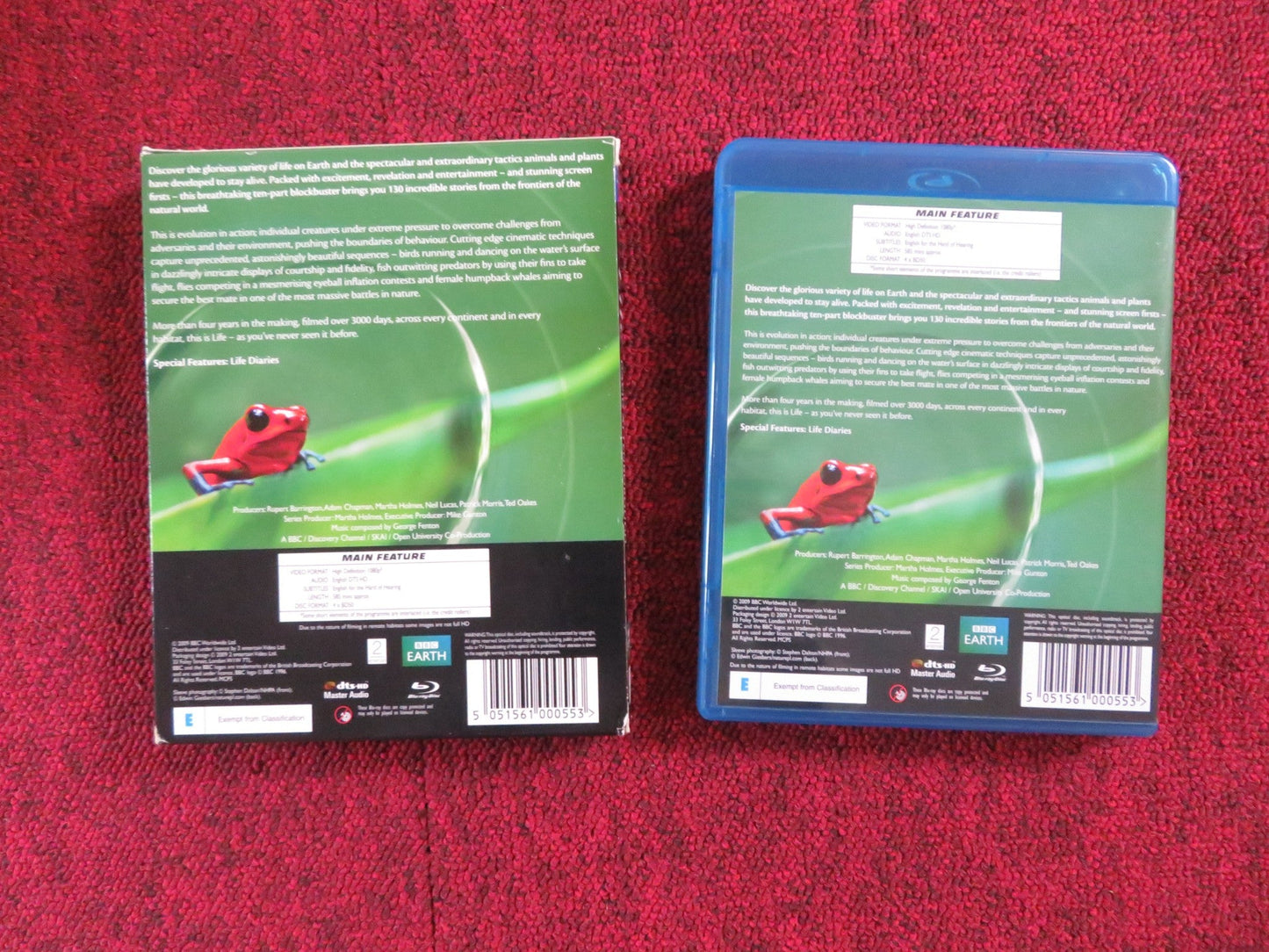 LIFE - BBC EARTH SERIES (BLU - RAY) DAVID ATTENBOROUGH 2009 REGION B Rendezvous Cinema Movie posters