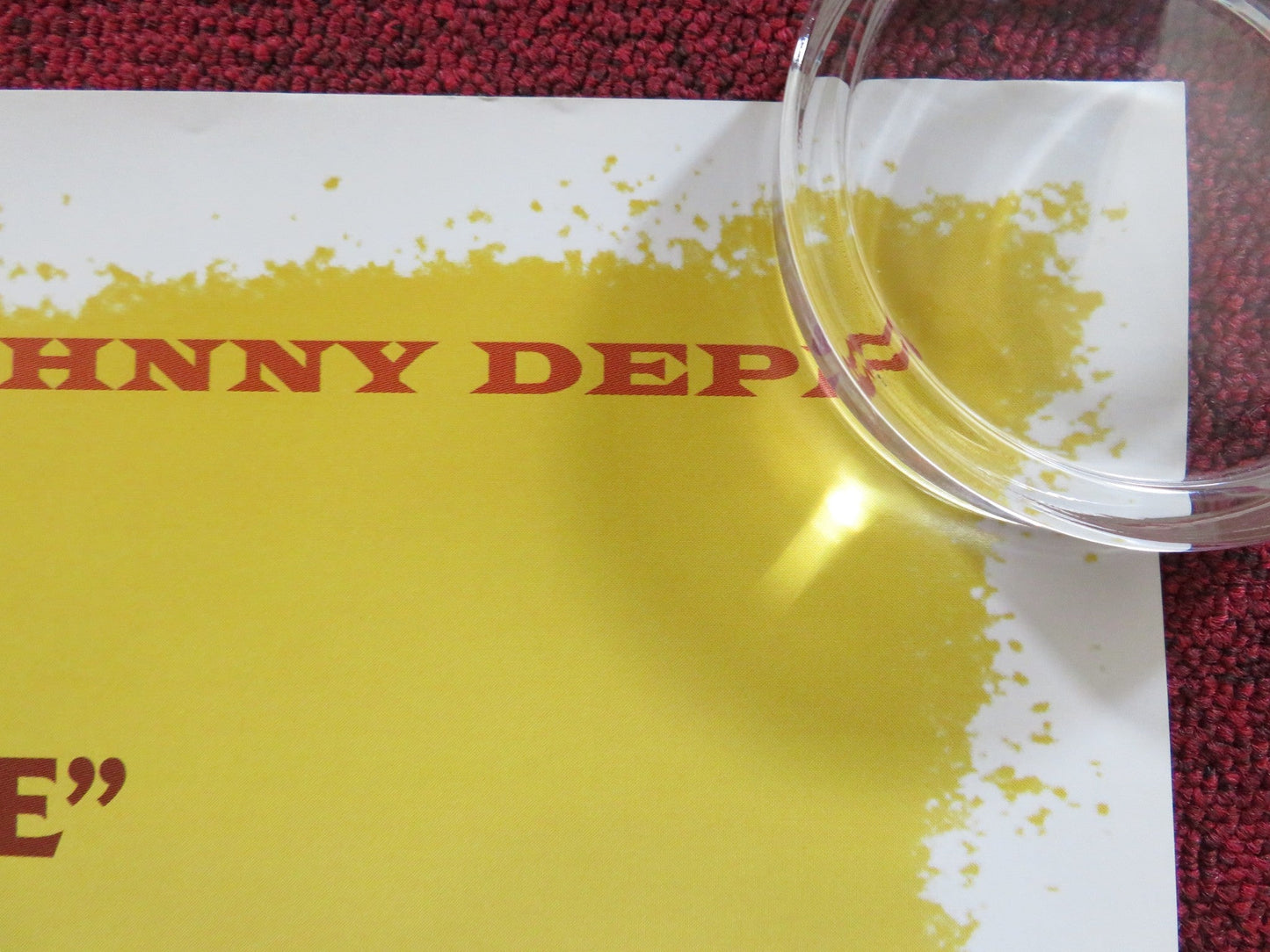 LOST IN LA MANCHA UK QUAD ROLLED POSTER TERRY GILLLIAM JOHNNY DEPP 2002 Rendezvous Cinema Movie posters