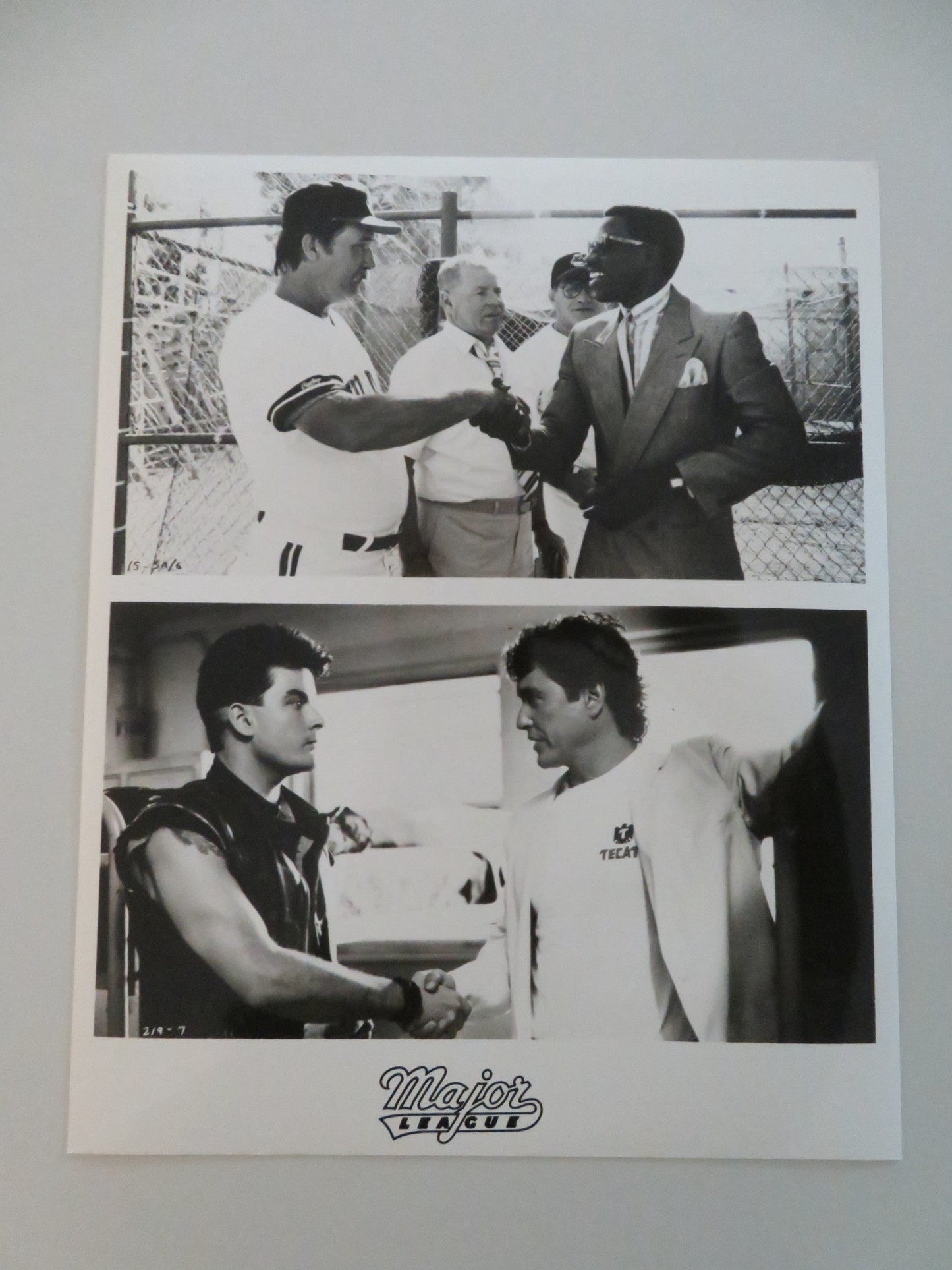 MAJOR LEAGUE MOVIE STILL PHOTO LOT OF 6 CHARLIE SHEEN TOM BERENGER 1989 Movie posters