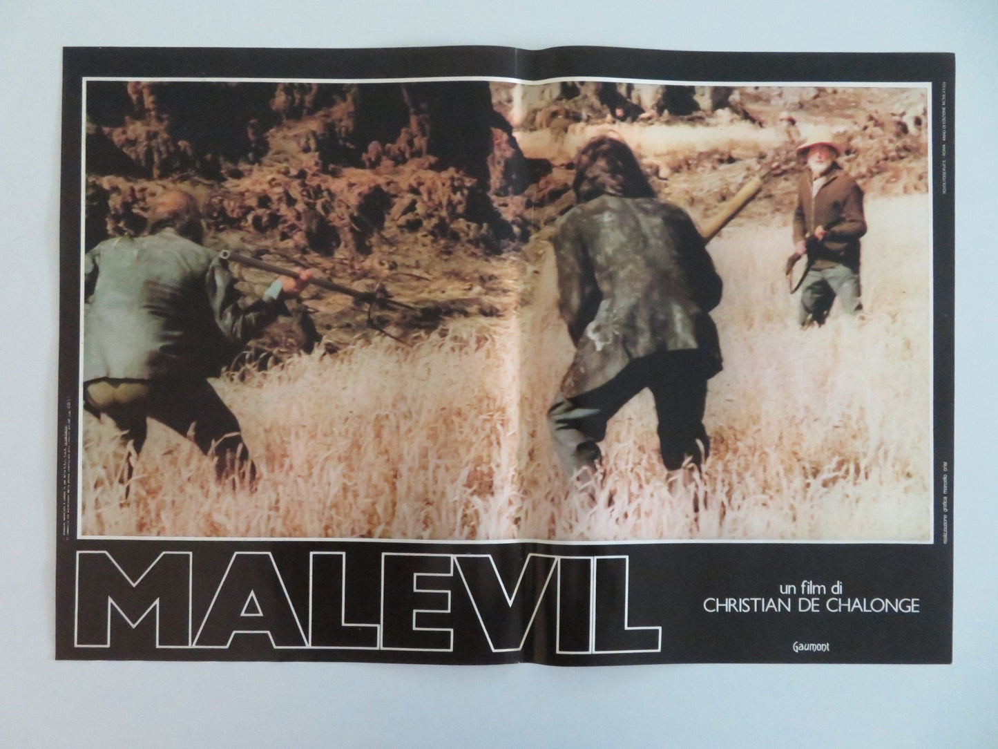 MALEVIL ITALIAN FOTOBUSTA POSTERS LOT OF 8 MICHEL SERRAULT JACQUES DUTRONC 1981 Movie posters