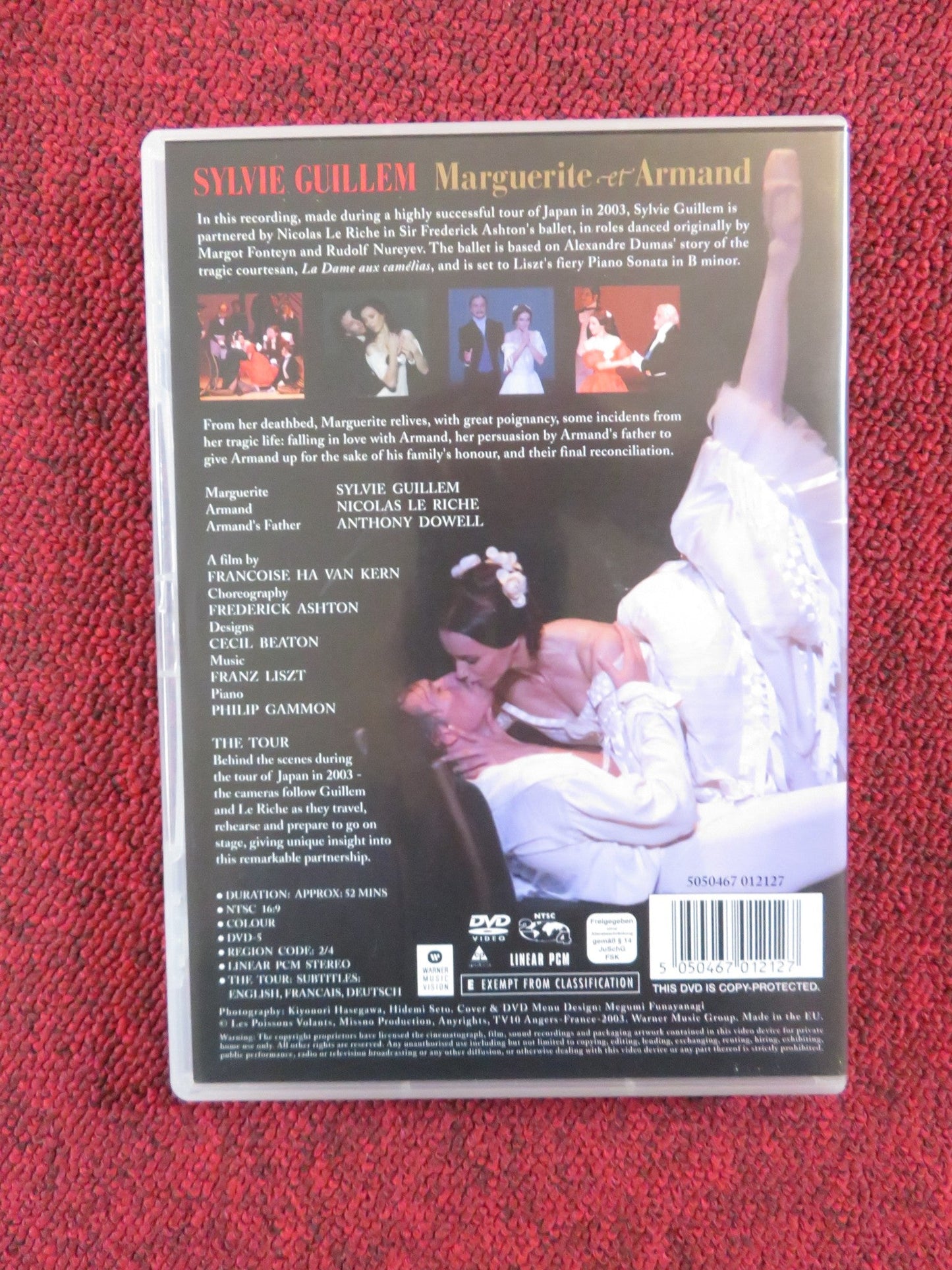 MARGUERITE ET ARMAND (DVD) SYLVIE GUILLEM NICOLAS LE RICHE 2003 REGION 2, 4 Rendezvous Cinema Movie posters
