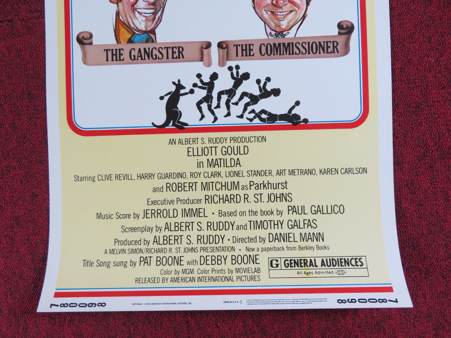 MATILDA US INSERT POSTER ELLIOTT GOULD ROBERT MITCHUM 1978 Rendezvous Cinema Movie posters