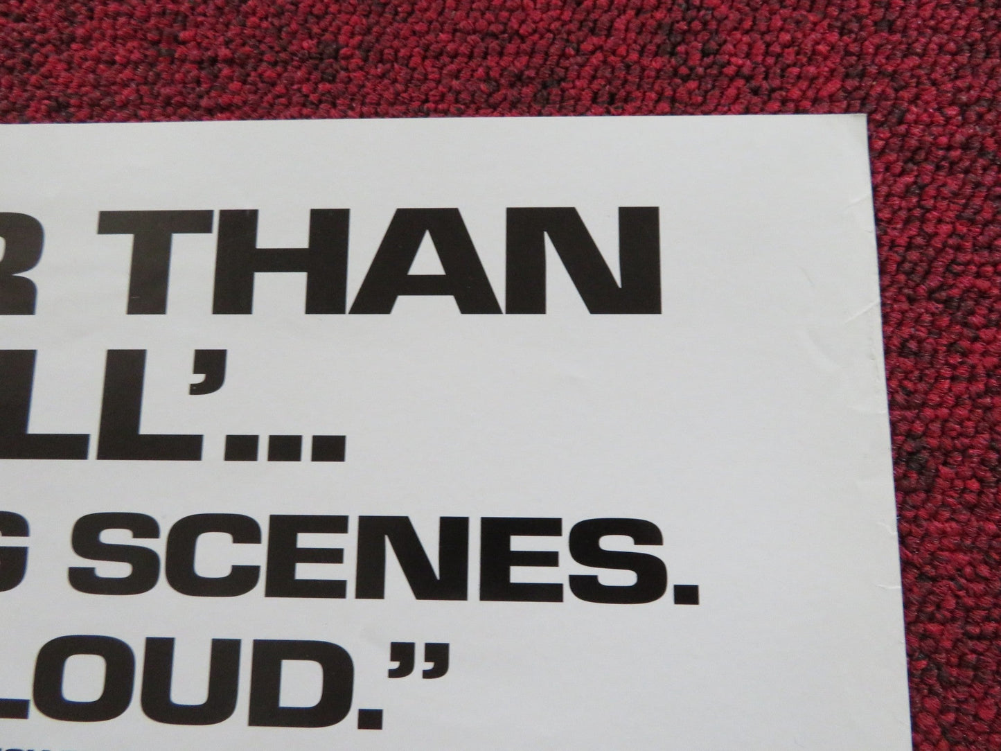 MICKEY BLUE EYES VHS VIDEO POSTER HUGH GRANT JAMES CAAN 1999 Rendezvous Cinema Movie posters