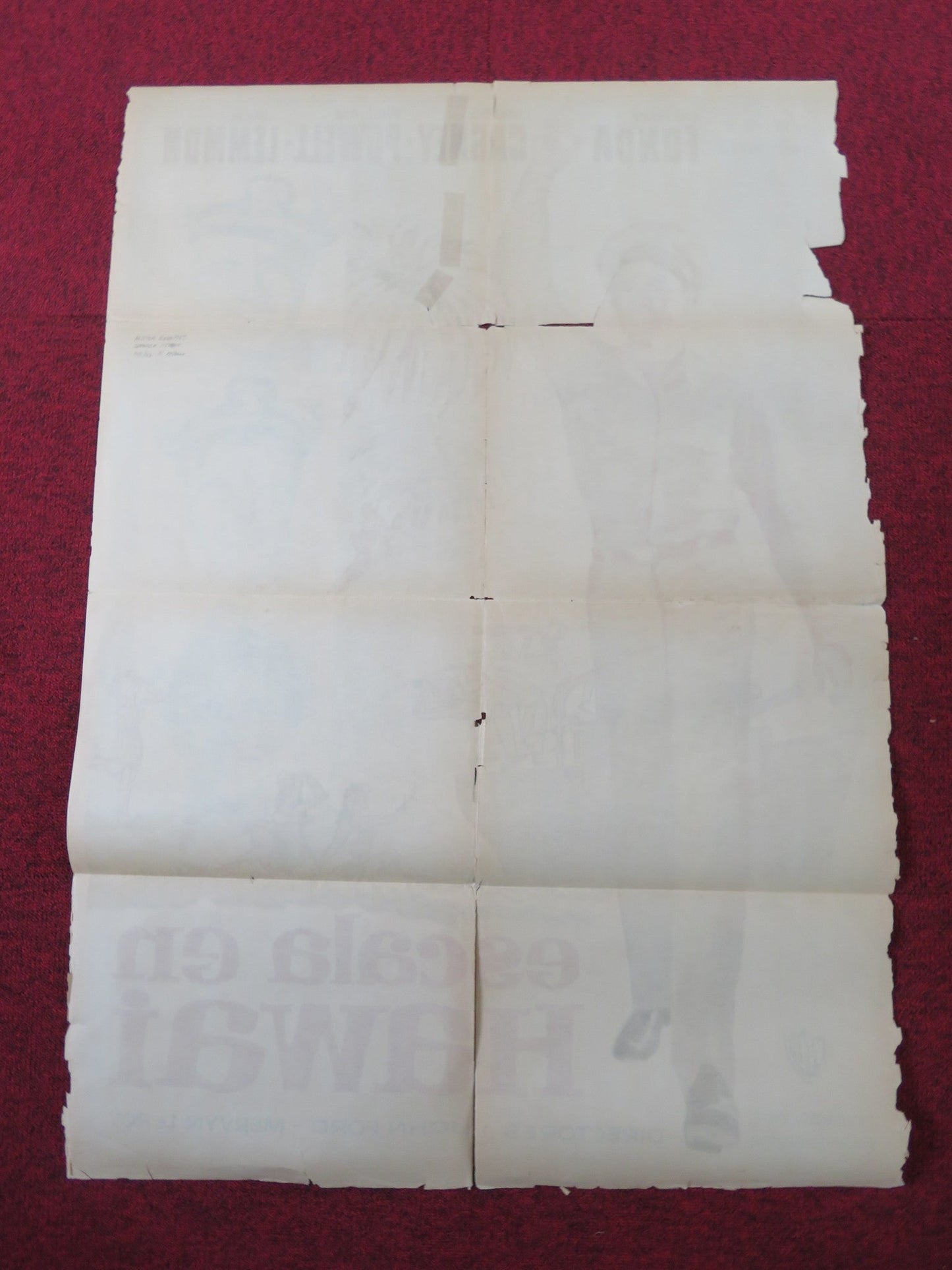 MISTER ROBERTS SPANISH POSTER HENRY FONDA JAMES CAGNEY 1962 Rendezvous Cinema Movie posters