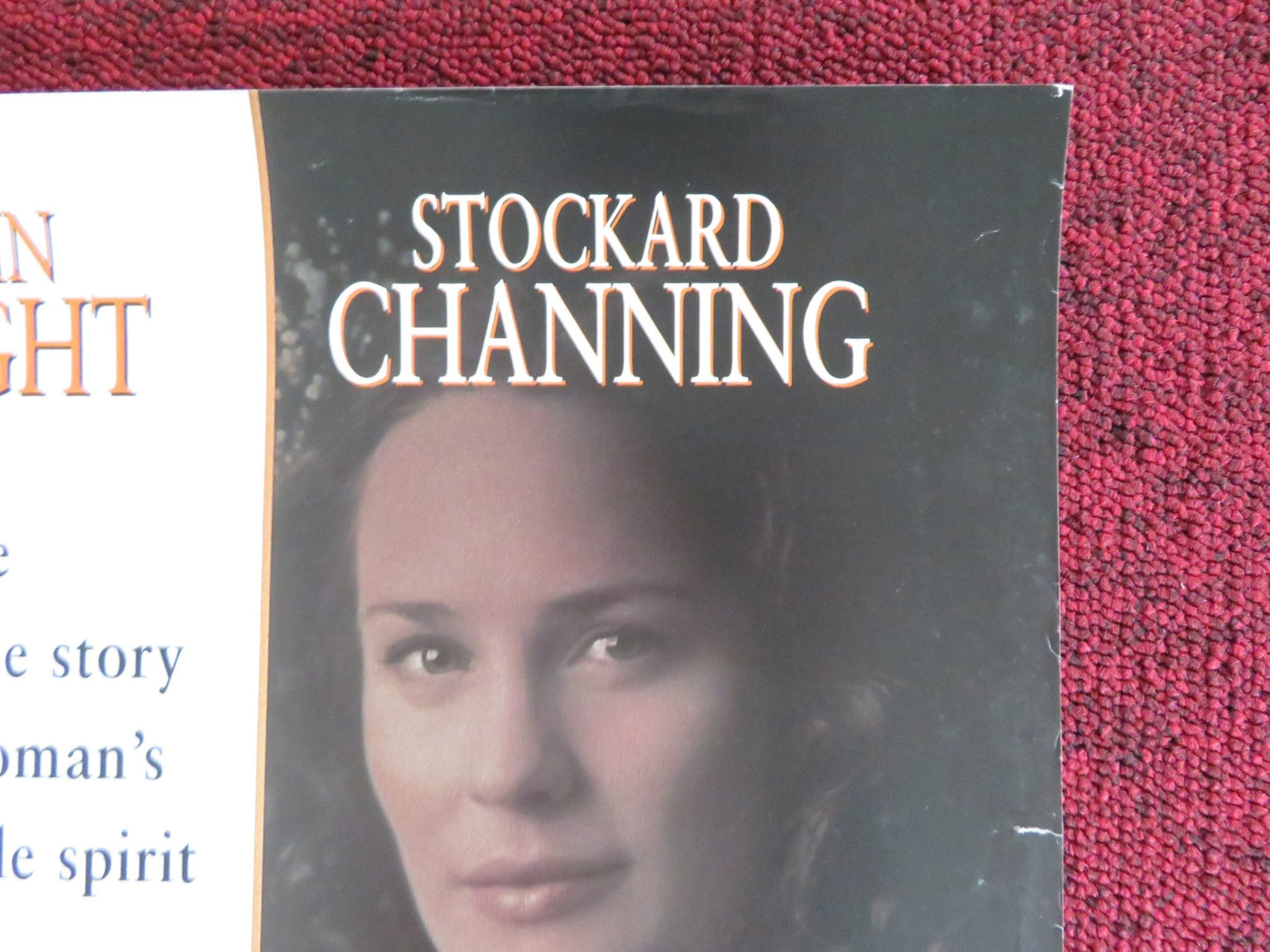 MOLL FLANDERS VHS VIDEO POSTER MORGAN FREEMAN ROBIN WRIGHT 1996 Rendezvous Cinema Movie posters