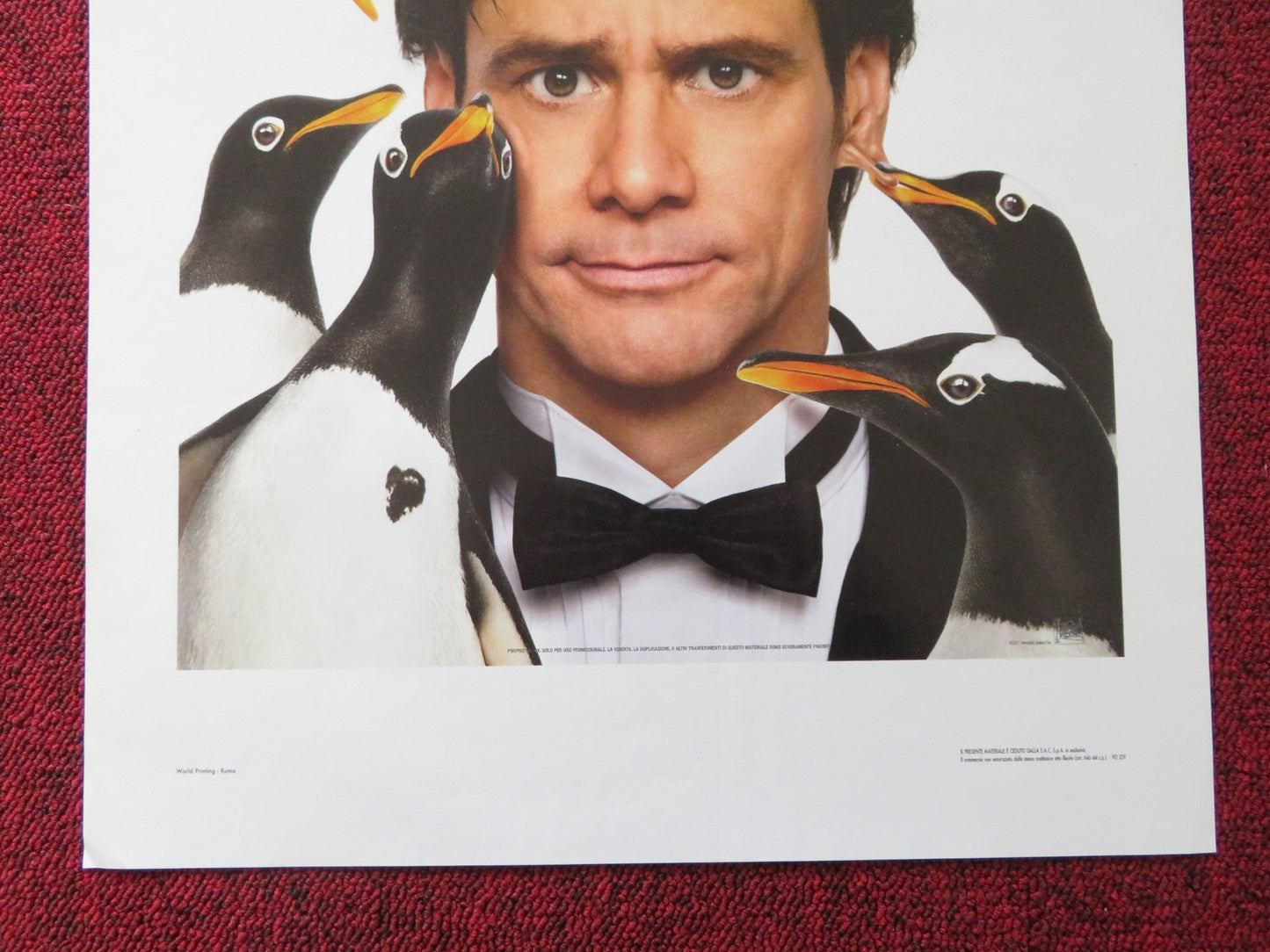 MR. POPPER'S PENGUINS ITALIAN LOCANDINA POSTER JIM CARREY 2011 Rendezvous Cinema Movie posters
