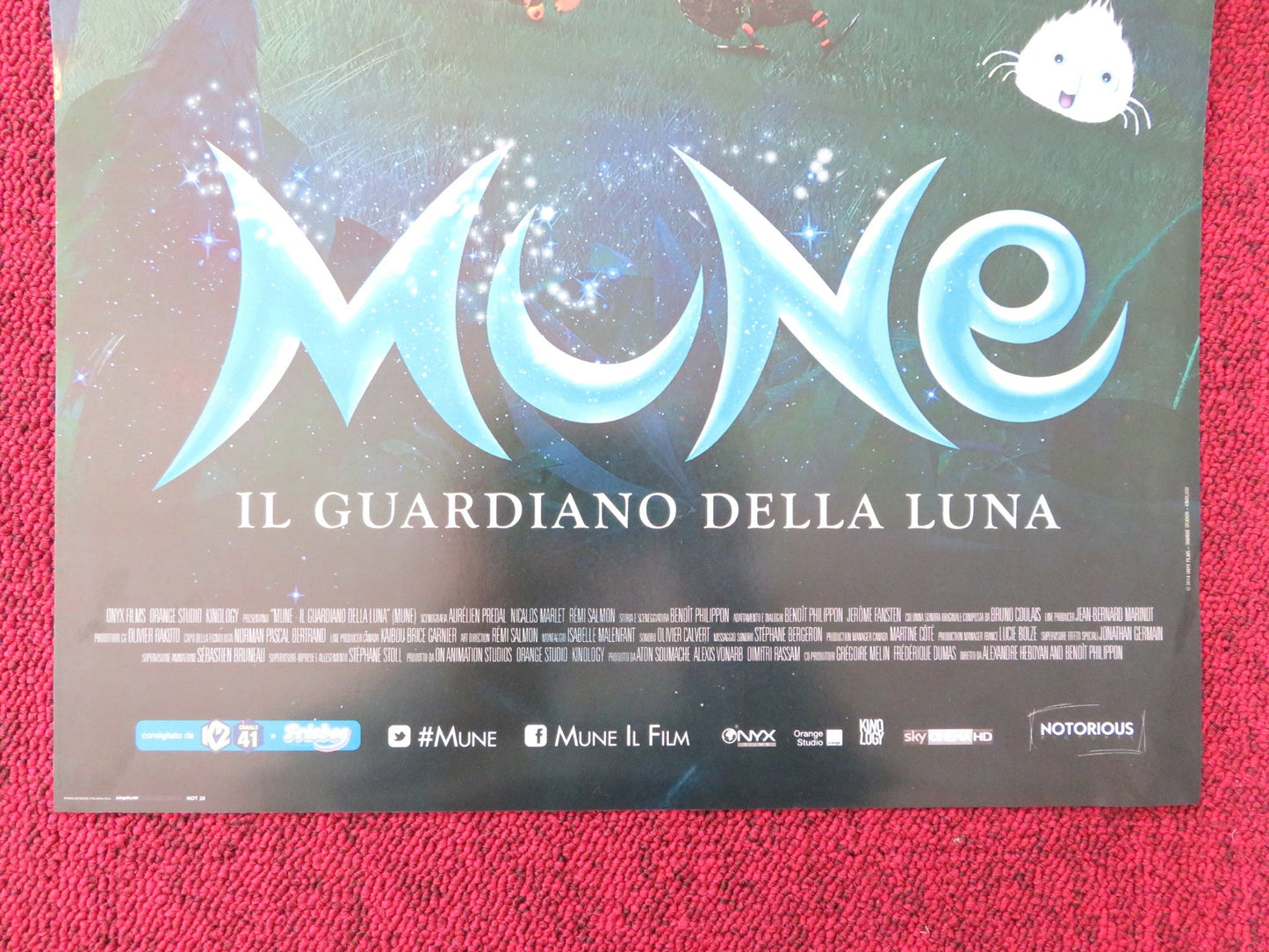 MUNE: GUARDIAN OF THE MOON ITALIAN LOCANDINA POSTER OMAR SY IZIA HIGELIN 2014 Rendezvous Cinema Movie posters