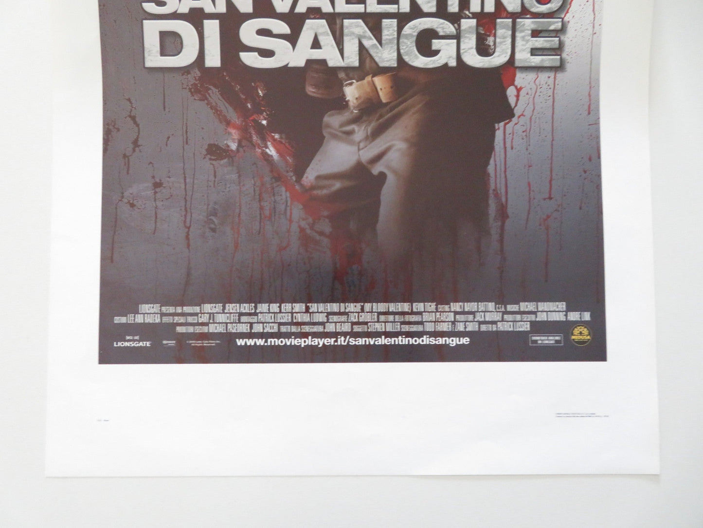 My Bloody Valentine ITALIAN LOCANDINA POSTER JAIME KING JENSEN ACKLES 2009 Movie posters