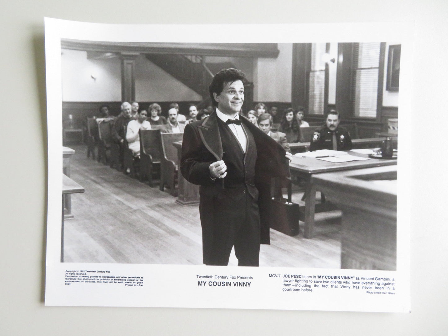MY COUSIN VINNY MOVIE STILL PHOTO LOT OF 2 JOE PESCI RALPH MACCHIO 1992 - Rendezvous Cinema
