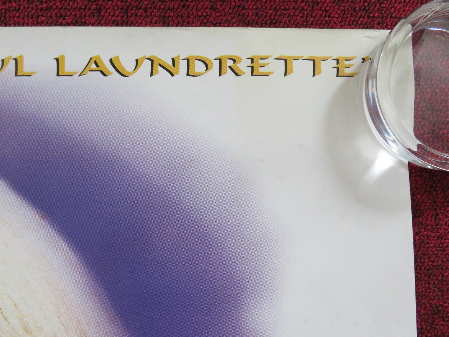 MY SON THE FANATIC UK QUAD ROLLED POSTER OM PURI RACHEL GRIFFITHS 1997 Rendezvous Cinema Movie posters