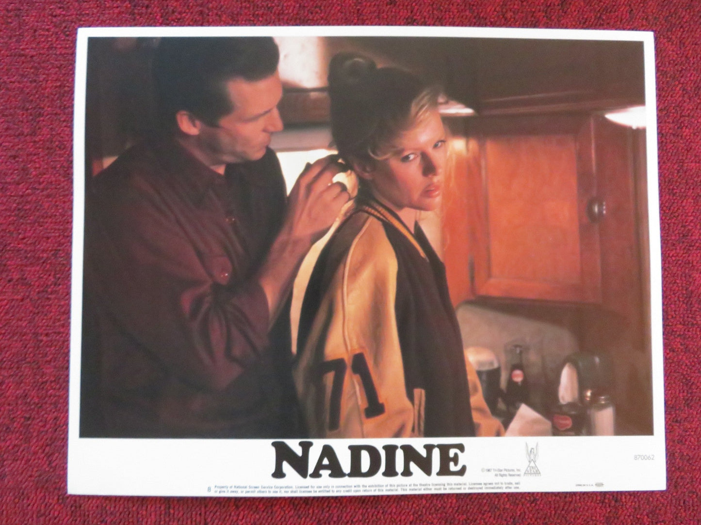 NADINE US LOBBY CARD FULL SET KIM BASINGER JEFF BRIDGES 1987 Rendezvous Cinema Movie posters